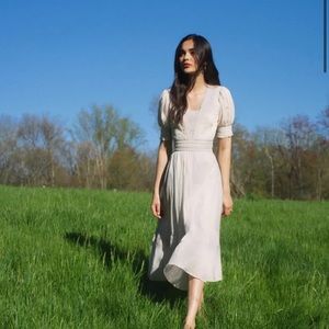 Reformation Betsie Dress Ivory SZ 6